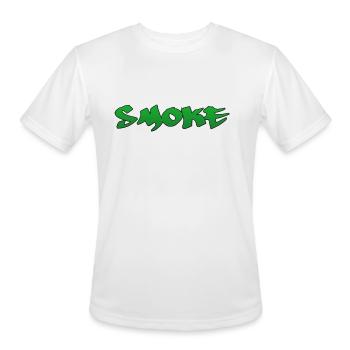 Smoke - Men's Moisture Wicking Performance T-Shirt - white - Front - Jackson (183cm)