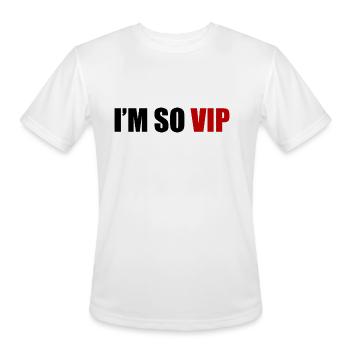 I m So Vip - Men's Moisture Wicking Performance T-Shirt - white - Front - Jackson (183cm)