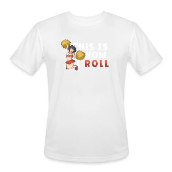 Cheerleading Cheerleader Girl Cheerleading Girl - Men's Moisture Wicking Performance T-Shirt - white - Front - Jackson (183cm)