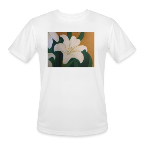 Single Flower - Men's Moisture Wicking Performance T-Shirt
