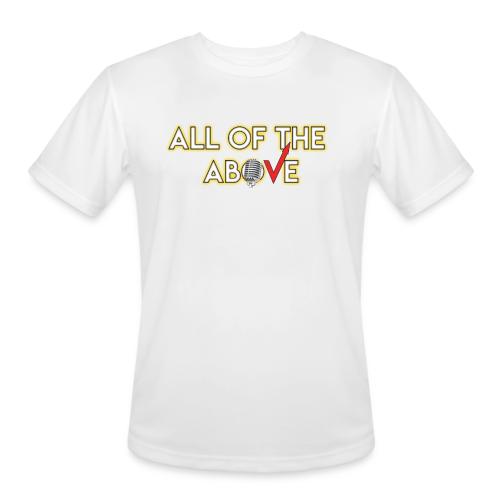 All of the Above Logo - Men's Moisture Wicking Performance T-Shirt