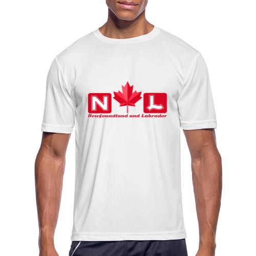 Newfoundland and Labrador, province of Canada - Men's Moisture Wicking Performance T-Shirt