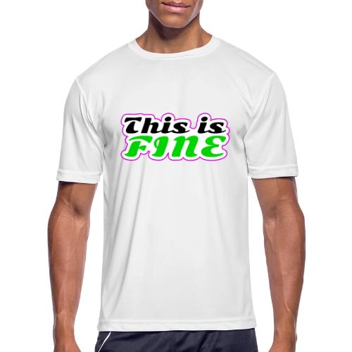 This Is Fine Balance - Men's Moisture Wicking Performance T-Shirt