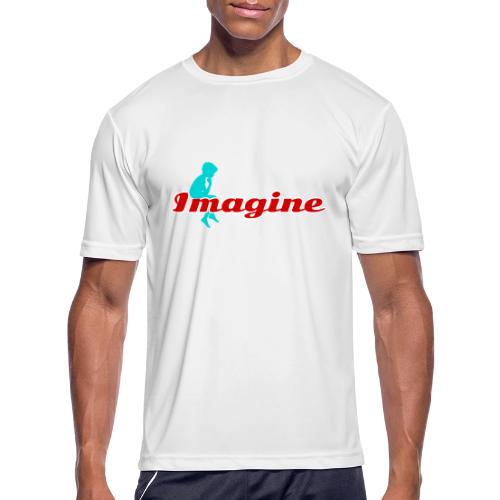 Imagine – Inspire Creativity & Dreams - Men's Moisture Wicking Performance T-Shirt