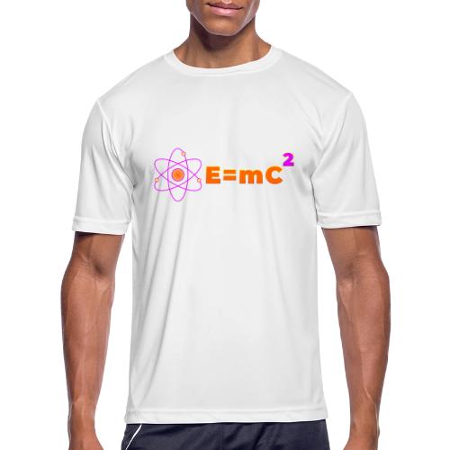 E = mc² - Men's Moisture Wicking Performance T-Shirt
