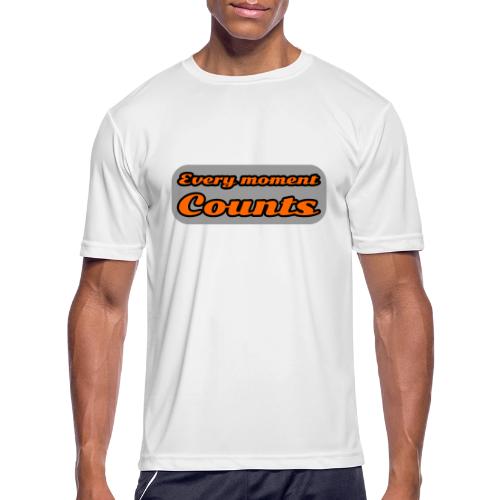 Every moment counts - Men's Moisture Wicking Performance T-Shirt