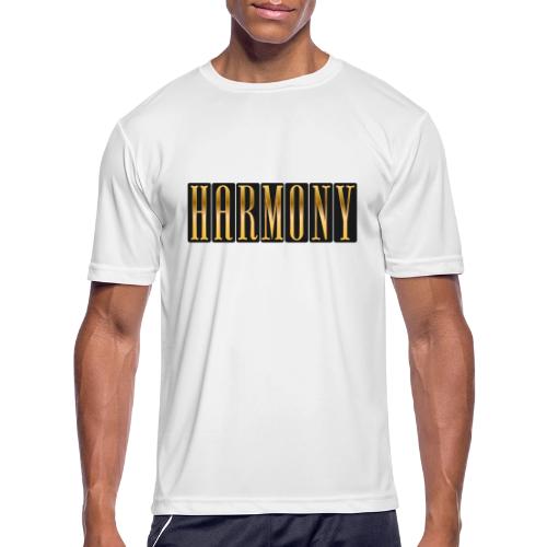 Golden Harmony - Men's Moisture Wicking Performance T-Shirt