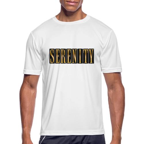 Serenity in Gold - Men's Moisture Wicking Performance T-Shirt