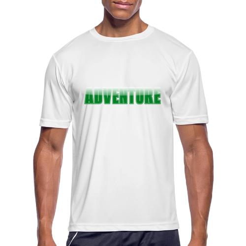 Adventure Typography Design for Apparel - Men's Moisture Wicking Performance T-Shirt