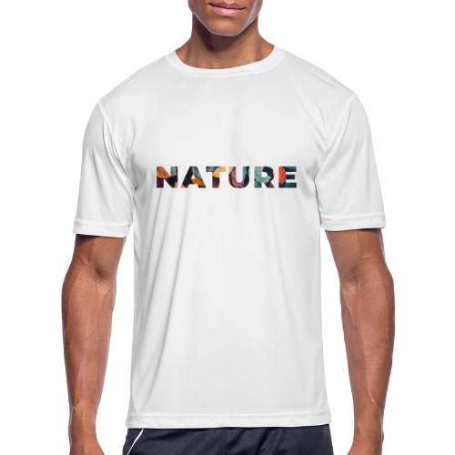Nature in Every Letter - Men's Moisture Wicking Performance T-Shirt