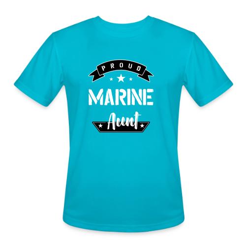 Proud Marine Aunt - Men's Moisture Wicking Performance T-Shirt