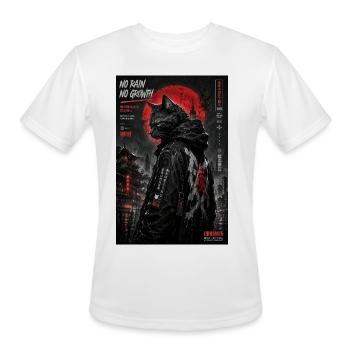 No Rain No Growth - Men's Moisture Wicking Performance T-Shirt - white - Front - Jackson (183cm)