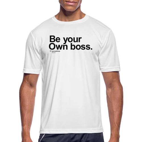Boss in black - Men's Moisture Wicking Performance T-Shirt