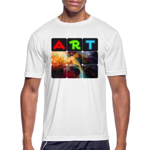 Waves of Art - Men's Moisture Wicking Performance T-Shirt