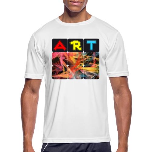 Chaotic Threads of Art - Men's Moisture Wicking Performance T-Shirt