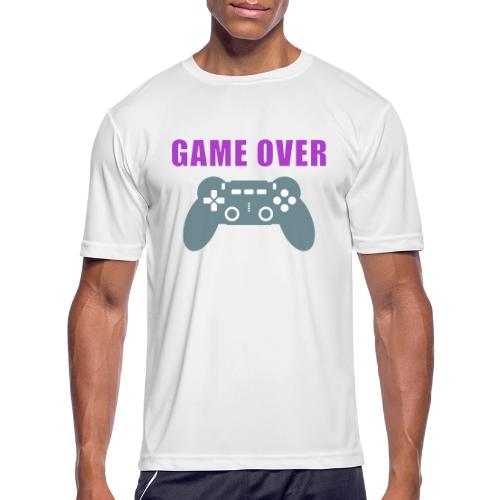 Game Over Gamer Controller Design - Men's Moisture Wicking Performance T-Shirt
