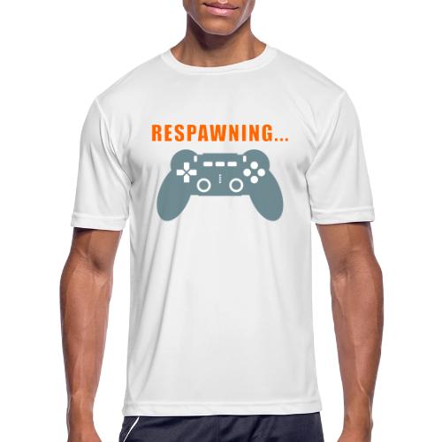 Respawning Gamer Controller Design - Men's Moisture Wicking Performance T-Shirt