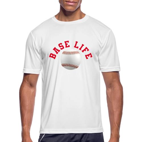 Baseball: Base Life Vibes - Men's Moisture Wicking Performance T-Shirt