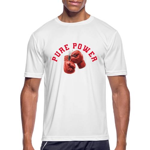 Boxing: Pure Power Punch - Men's Moisture Wicking Performance T-Shirt