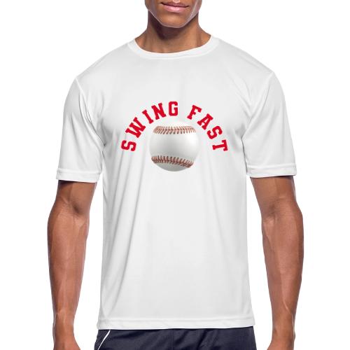 Baseball: Swing Fast Energy - Men's Moisture Wicking Performance T-Shirt