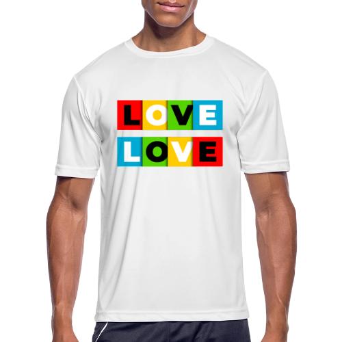 Love in Color - Men's Moisture Wicking Performance T-Shirt