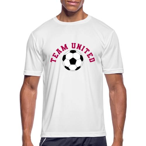 Team United Soccer Ball Sports Design - Men's Moisture Wicking Performance T-Shirt