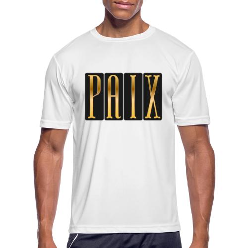 Golden Peace - Men's Moisture Wicking Performance T-Shirt