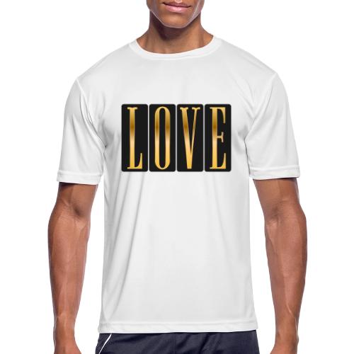 Golden Love - Men's Moisture Wicking Performance T-Shirt
