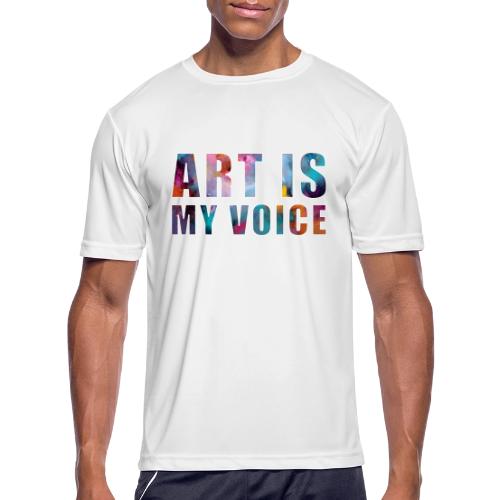 Art Is My Voice - Men's Moisture Wicking Performance T-Shirt