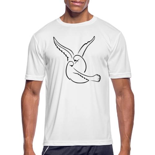 EMBRACED_TURTLEDOVES - Men's Moisture Wicking Performance T-Shirt