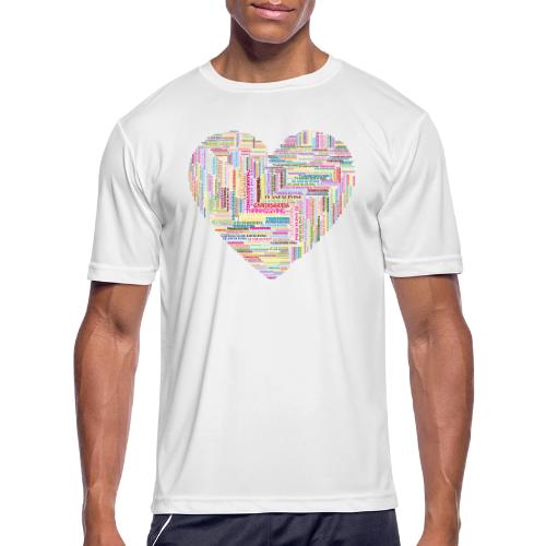 A Thanksgiving Heart - Men's Moisture Wicking Performance T-Shirt