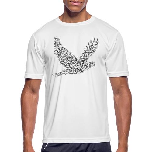 DOVE Peace in FLIGHT - Men's Moisture Wicking Performance T-Shirt
