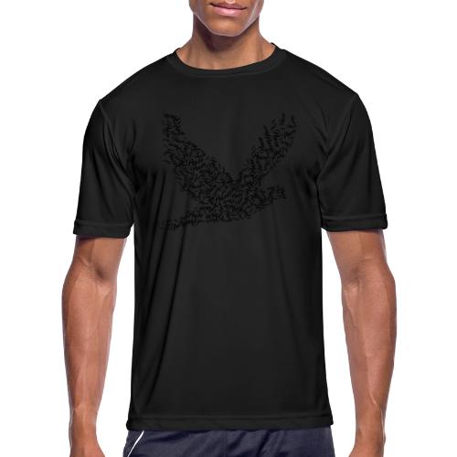 DOVE Peace in FLIGHT - Men's Moisture Wicking Performance T-Shirt