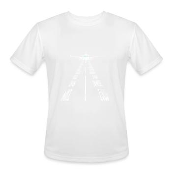 Airplane - Men's Moisture Wicking Performance T-Shirt - white - Front - Jackson (183cm)