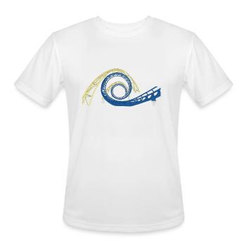 achterbahn riesenrad ferris wheel roller coaster15 - Men's Moisture Wicking Performance T-Shirt - white - Front - Jackson (183cm)