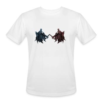 ghost - Men's Moisture Wicking Performance T-Shirt - white - Front - Jackson (183cm)