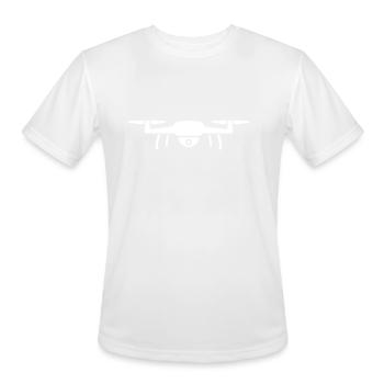 Drone - Men's Moisture Wicking Performance T-Shirt - white - Front - Jackson (183cm)