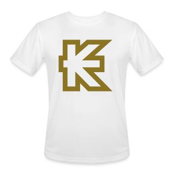 Kip Sign / Symbol Lao / Laos Money / Currency - Men's Moisture Wicking Performance T-Shirt - white - Front - Jackson (183cm)