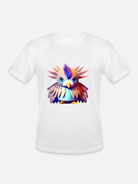 Polygon Vogel - Men's Moisture Wicking Performance T-Shirt - white