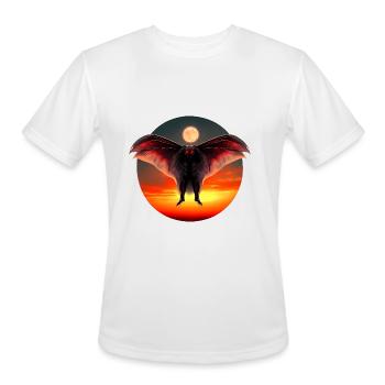 Mothman at sunset - Men's Moisture Wicking Performance T-Shirt - white - Front - Jackson (183cm)