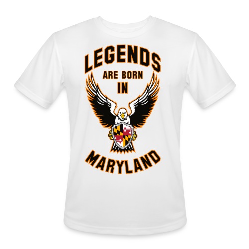 Legends are born in Maryland - Men's Moisture Wicking Performance T-Shirt