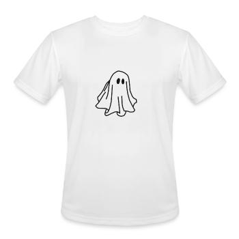 Ghost - Men's Moisture Wicking Performance T-Shirt - white - Front - Jackson (183cm)
