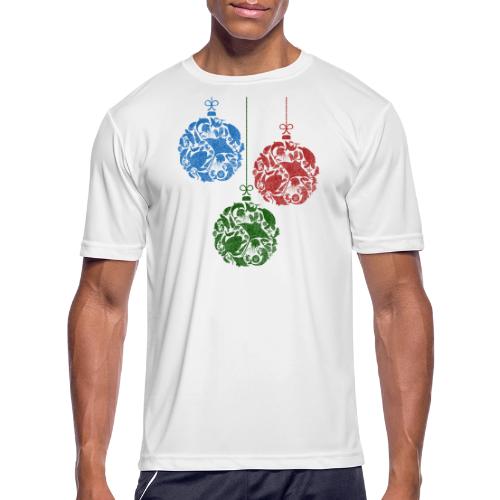 Coastal Christmas Ornament Group - Men's Moisture Wicking Performance T-Shirt