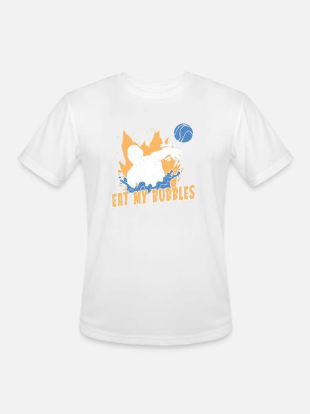 Water Polo - Men's Moisture Wicking Performance T-Shirt - white