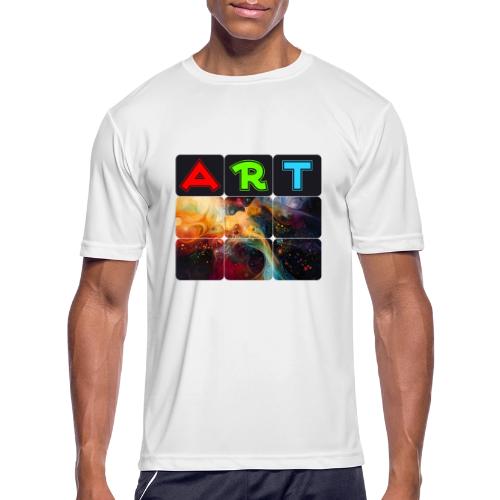 Waves of Art - Men's Moisture Wicking Performance T-Shirt