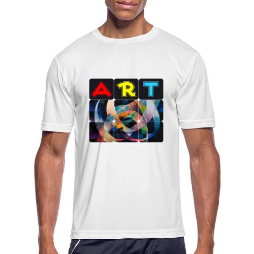 Art of Stripes and Shades - Men's Moisture Wicking Performance T-Shirt