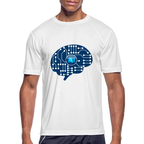 AI: Mind Wired - Men's Moisture Wicking Performance T-Shirt