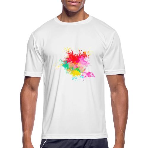 Psychedelic: Color Storm - Men's Moisture Wicking Performance T-Shirt