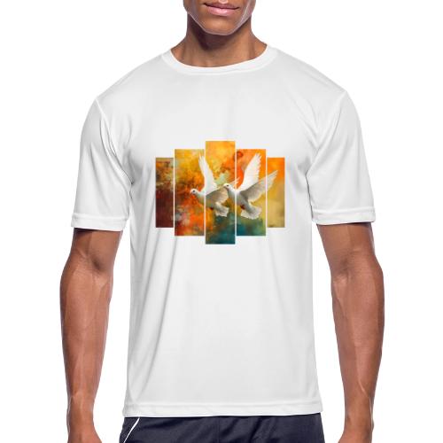 Wings of Peace - Men's Moisture Wicking Performance T-Shirt