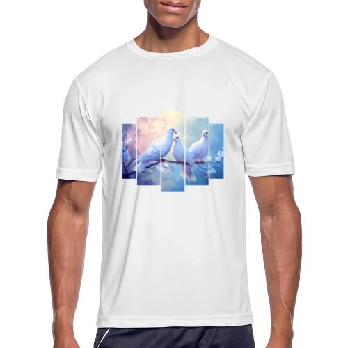 Symbols of Peace and Serenity - Men's Moisture Wicking Performance T-Shirt